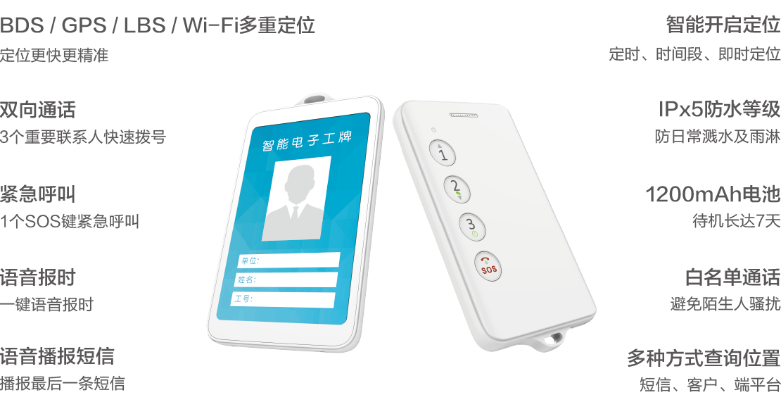 GPS电子工牌,外勤人员考勤调度高效管理 GPS电子工牌,外勤人员考勤调度高效管理